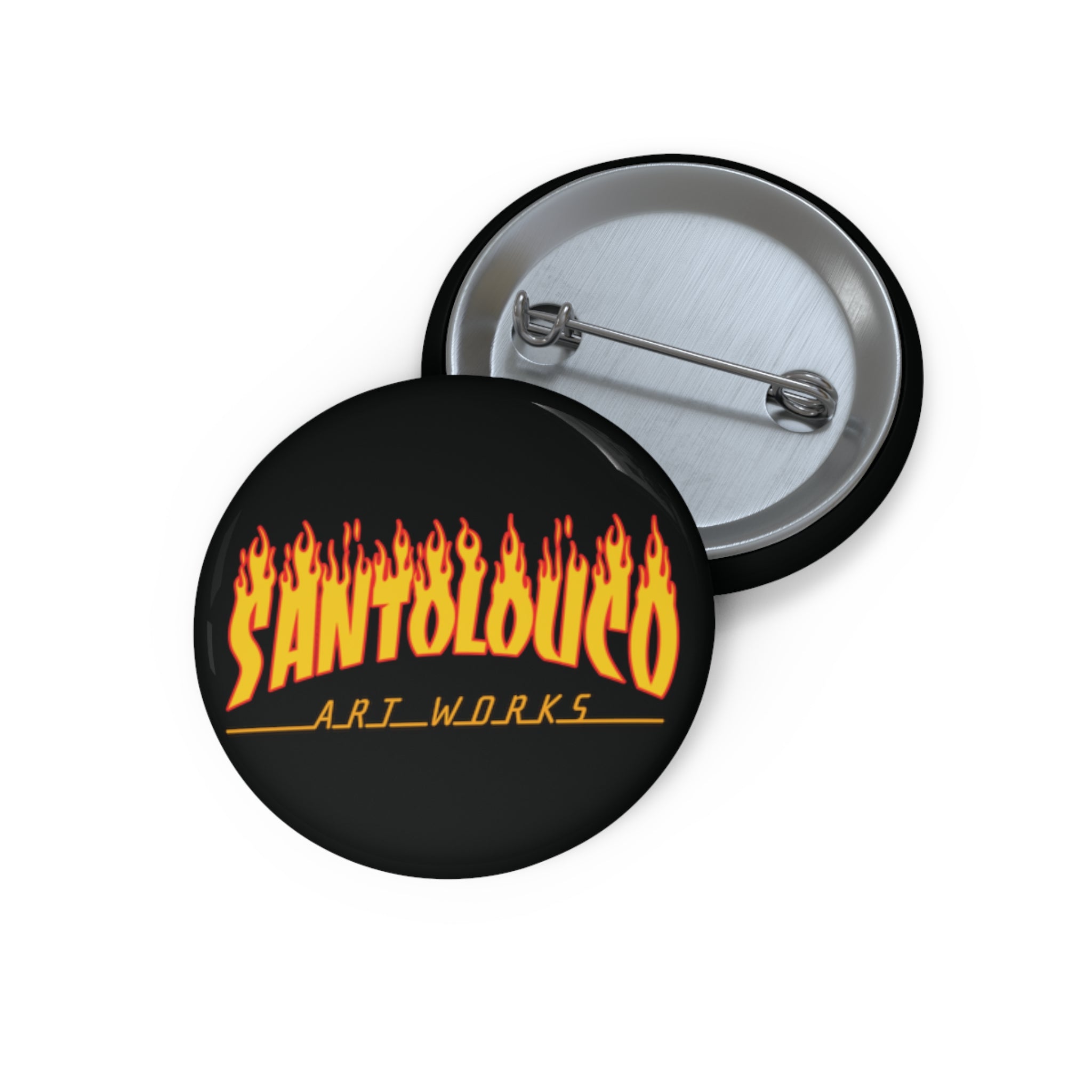 Pin Buttons - Santolouco On Fire