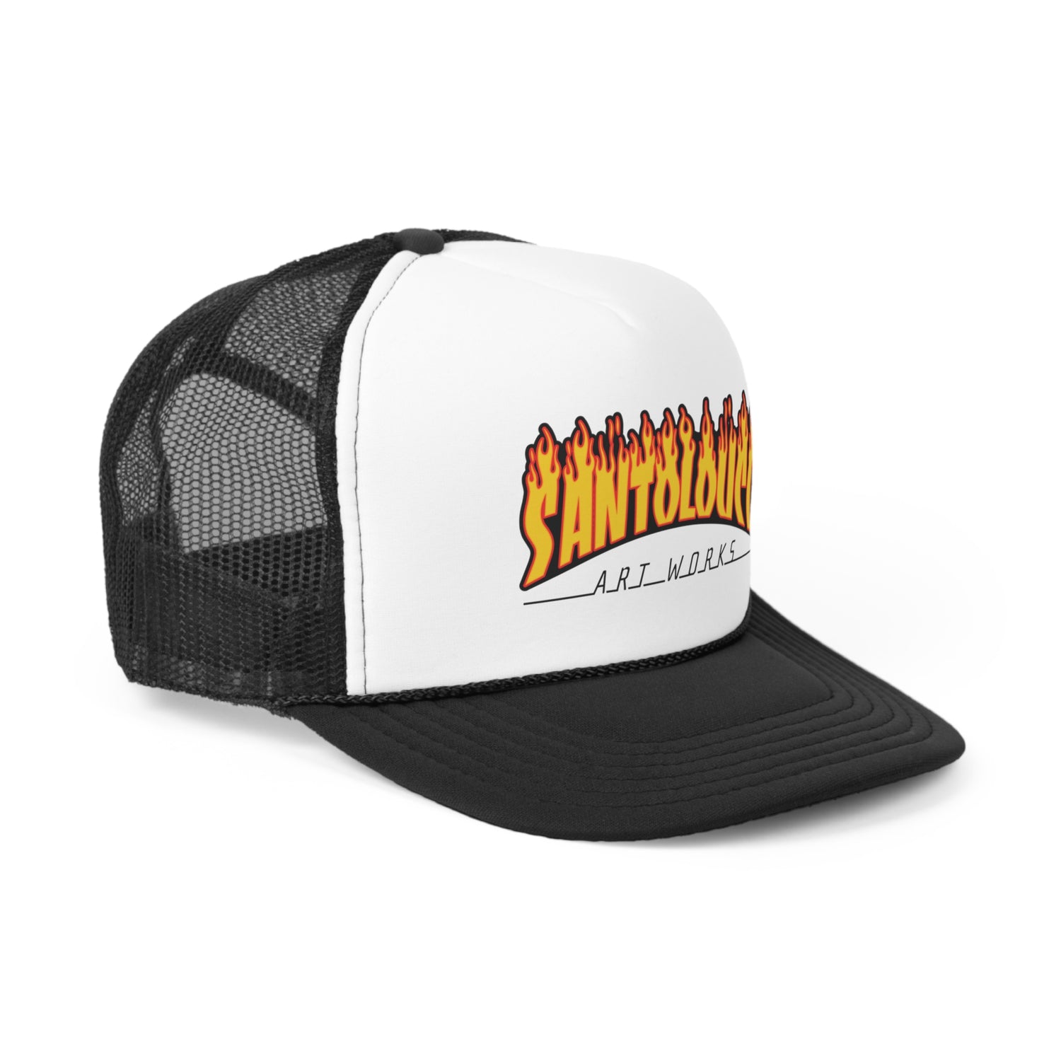 Trucker Cap - Santolouco On Fire (Black)