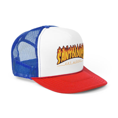 Trucker Cap - Santolouco On Fire (Red and Blue)